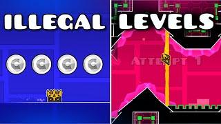 Illegal Levels in Geometry Dash