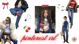 recreating PINTEREST outfits with clothes I already own! early spring & late winter trends