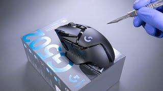 Logitech G502 Lightspeed Wireless Gaming Mouse Unboxing - ASMR