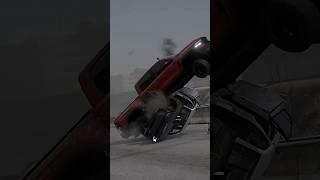 Angry Red Ram TRX RIPS POLICE VEHICLES APART AFTER LAUNCHING ON IT!!!!