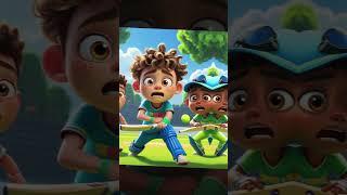 Kids' Cricket Adventure#cartoon #trendingshorts #trending #animation #adventure