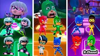 PJ Masks Team: CATBOY vs OWLETTE vs GEKKO vs LUNA GIRL