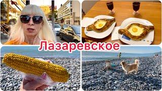 Лазаревское 2024 // Море// Столовая Катран// Вкусный ужин