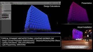 Dynamic Architectural & Media Facade Lighting Workflow