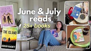 The 25+ books I read in June and July | READING WRAP UP