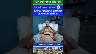Как нужно реагировать на оскорбления Святого имени в интернете?