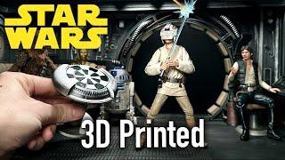 A Millennium Falcon Diorama for 6” Action Figures
