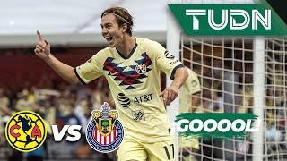 ¡Doblete de Sebastián Córdova | América 2 - 0 Guadalajara | Liga Mx - AP 19 - J 12 | TUDN