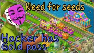 Need for seeds hackers has gold pass disco fever train skin already,  Township lucky town,Aru’s town