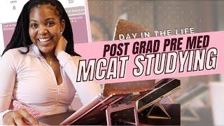 A Day in the Life of a Post Grad PreMed Studying for the MCAT | Becoming Dr  Brelynn