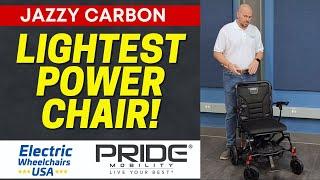 Pride Jazzy Carbon Travel Lite Power Chair [2024]