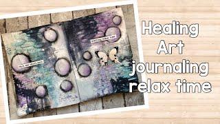 Healing Art Journaling Relax Time - procssvideo - tutorial