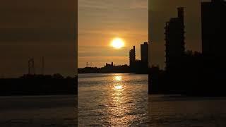 淡水老街夕陽