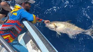 Never saw the water so blue by the rig ! Christmas Fishing Trip, Caribbean, Trinidad.