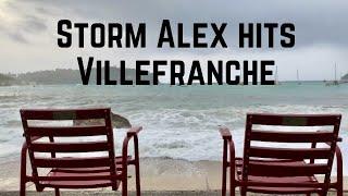 Storm Alex hits Villefranche