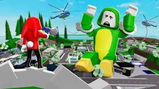 JJ TINY vs Mikey GIANT Survival Battle | Maizen Roblox | ROBLOX Brookhaven RP - FUNNY MOMENTS