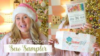 October 2024 Sew Sampler Box (Quilt Subscription Unboxing)