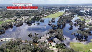 Devastating Aftermath of Hurricane Milton in Zephyrhills, Florida