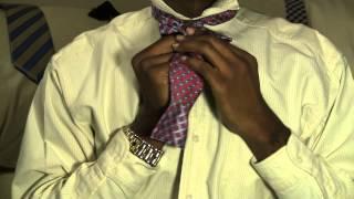 How to tie a bow tie