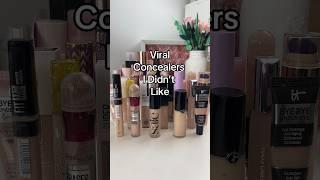 Viral concealers I didn’t like! #concealer #viralconcealers #viralmakeup #makeupproducts