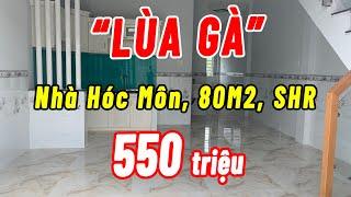 Sự thật nhà Hóc Môn sổ hồng riêng, 80m2, giá 550 triệu.