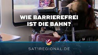 Barrierefreiheit in Zügen und Bahnhöfen: Paar aus Bremerhaven testet die Bahn