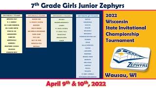 2022 SMC Girls 7th Grade JZB Basketball State (6th Place)