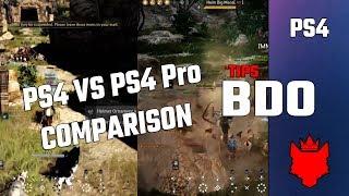 BDO PS4 | PS4 Pro vs PS4 Base Black Desert Console Performance Comparison