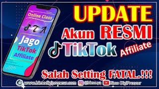 Cara Daftar TikTok Affiliate Jika Sudah Memiliki AKUN SELLER TikTok SHOP dan Cara Melepas Tautan.