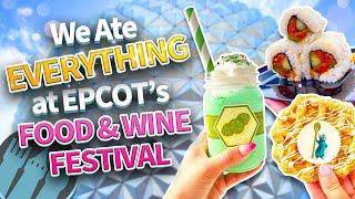 We Ate EVERYTHING at EPCOT's Food & Wine Festival 2023