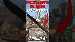 LEGENDARY PICKMAN'S BLADE LOCATION IN FALLOUT 4