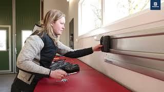 How to wall mount Husqvarna 40-C80 Charging Rail