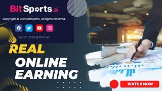 Bit Sports Real online Earning | Real online Earning | New Earning App