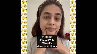 Cheryls Cosmeceuticals Oxy Blast Facial at Home / #youtubeshorts #shorts / Get glowing skin at home