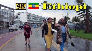 ፒያሳችን እንዴት ናት Addis Ababa Walking Tour  [4K] Tourist attractiveness