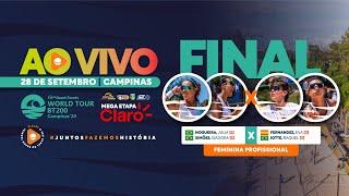 FINAL: JULIA NOGUEIRA/ ISADORA SIMOES X EVA PALOS/ RAQUEL IOTTE - ITF BT200 -CAMPINAS (SP)