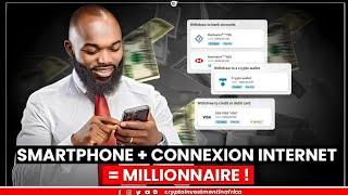 Comment gagner sa vie en Afrique juste avec son Smartphone et une connexion Internet