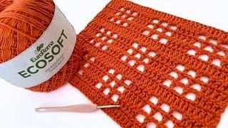 THE EASIEST WAY TO MAKE A CROCHET RUG FOR BEGINNERS