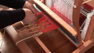 Ashford - How to put a warp on your table loom - Part 2