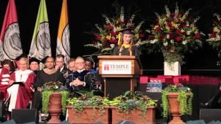 2016 STHM/FOX Temple University Commencement Speech