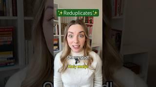 Learn Reduplicates in English