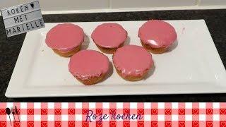 Roze koeken | Recept | Koken met Marielle