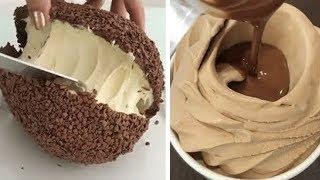 Easy And Delicious Chocolate Cake Decorating Ideas | The Most Satisfying Chocolate Cake Compilation