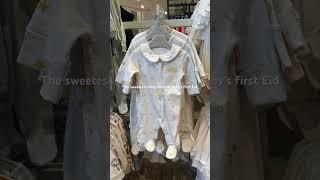 The sweetest babygrows for baby’s first Eid  #kidsfashion #fashion #thedubaimall #dubaishopping