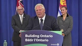 Premier Ford Holds a Press Conference | September 9