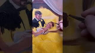 Painting a first dance in 5 hours. Let’s go! #livepainting #watchmaggiepaint