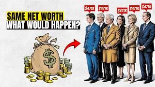 Here Is What Would Happen to the Economy If Every American Had the Same Net Worth
