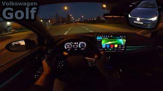 Volkswagen Golf Variant 1,5 eTSI | 2024 - facelift | night POV test drive