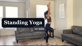 Standing Travel Yoga 10 minutes