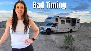 Our First Boondocking Trip in the 4x4 Class C RV (Arches National Park)